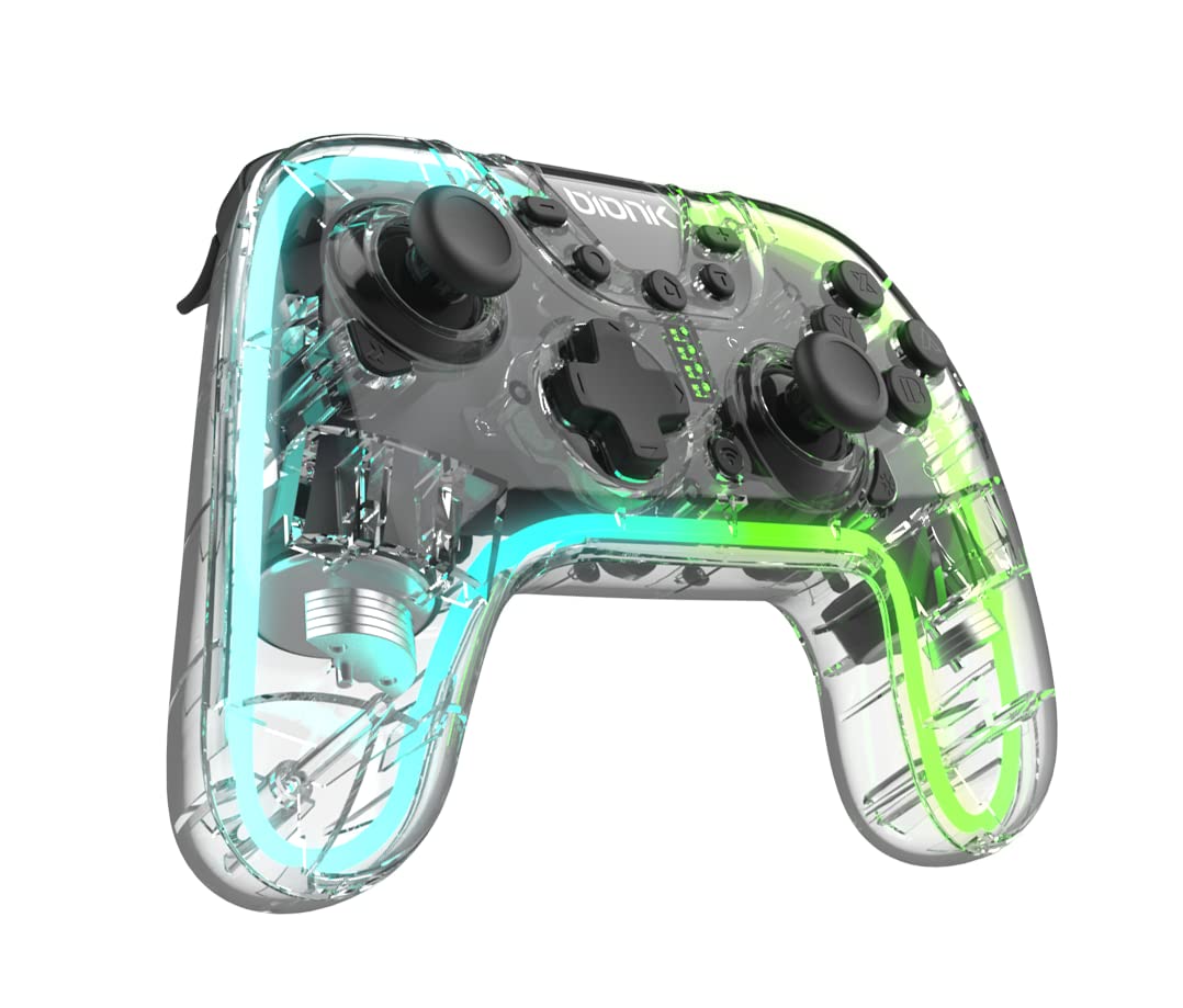 Mando Nintendo Switch Bionik Neoglow Led Rgb InaláMbrico - Efectos luminosos Mando Nintendo Switch Bionik Neoglow Led Rgb InaláMbrico - Efectos luminosos